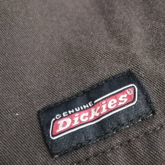 Dickies Flat Front Work Shorts, Brown - Picture 3 of 4